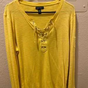 Ralph Lauren Lace-Up Top